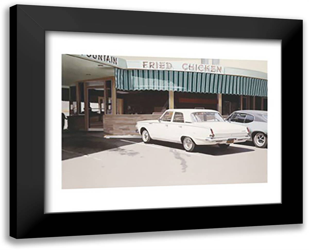 64 Valiant 18x15 Black Modern Wood Framed Art Print Poster by Bechtle
