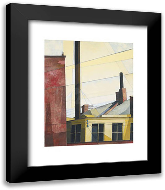 From the Garden of the Chateau, 1921/1925 15x18 Black Modern Wood Framed Art Print Poster by Demuth, Charles