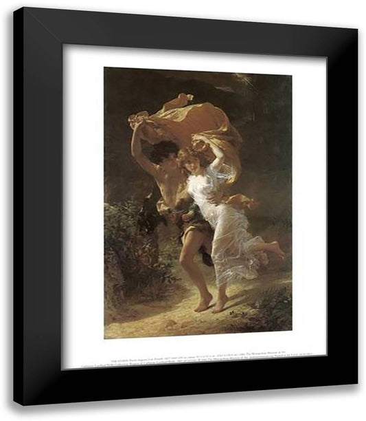 The Storm 15x18 Black Modern Wood Framed Art Print Poster by Cot, Pierre Auguste
