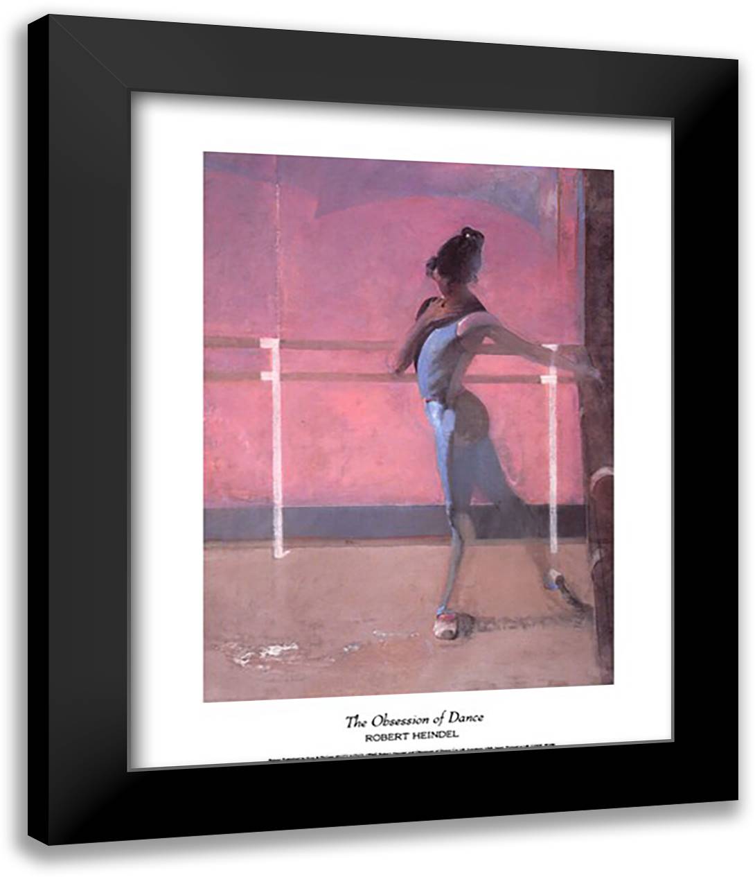 Repose 15x18 Black Modern Wood Framed Art Print Poster by Heindel, Robert