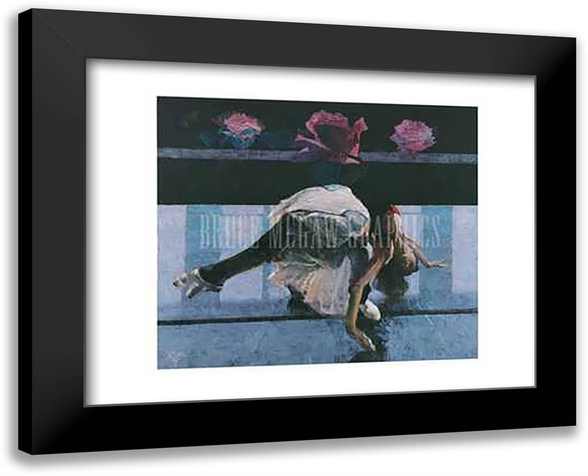 Abandon 18x15 Black Modern Wood Framed Art Print Poster by Heindel, Robert