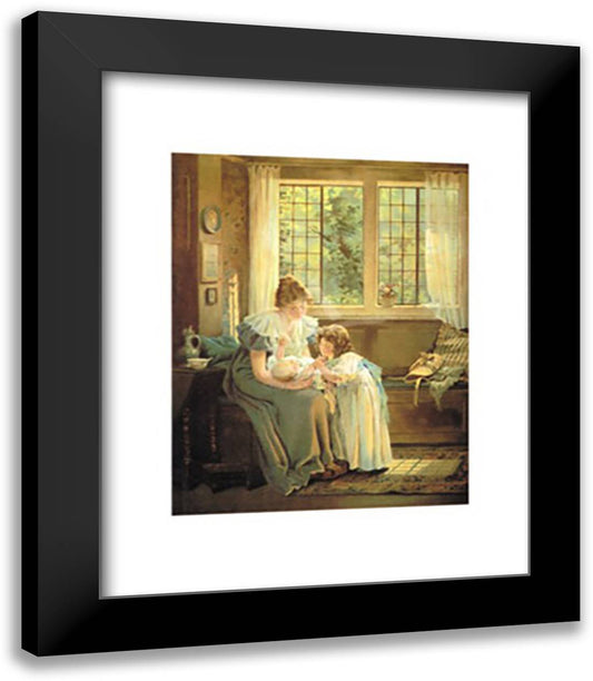 Good Mornin, Baby 15x18 Black Modern Wood Framed Art Print Poster