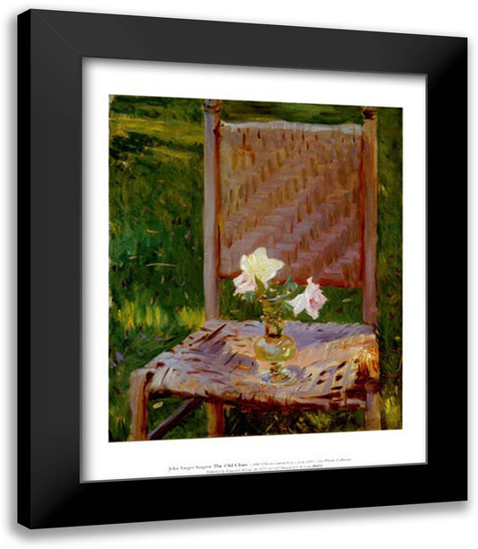 Old Chair 15x18 Black Modern Wood Framed Art Print Poster by Sargent, John Singer