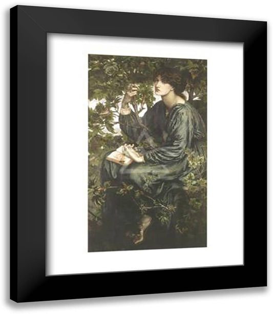 Day Dream 15x18 Black Modern Wood Framed Art Print Poster by Rossetti, Dante Gabriel