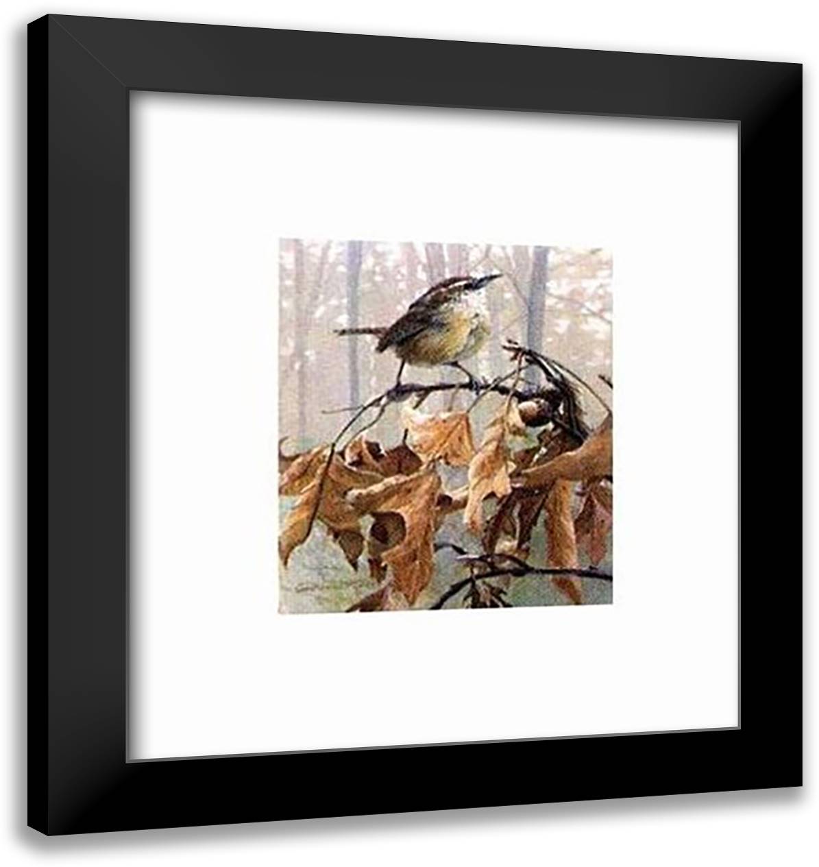 Autumn Serenity 15x18 Black Modern Wood Framed Art Print Poster by McGuire, Jan Martin
