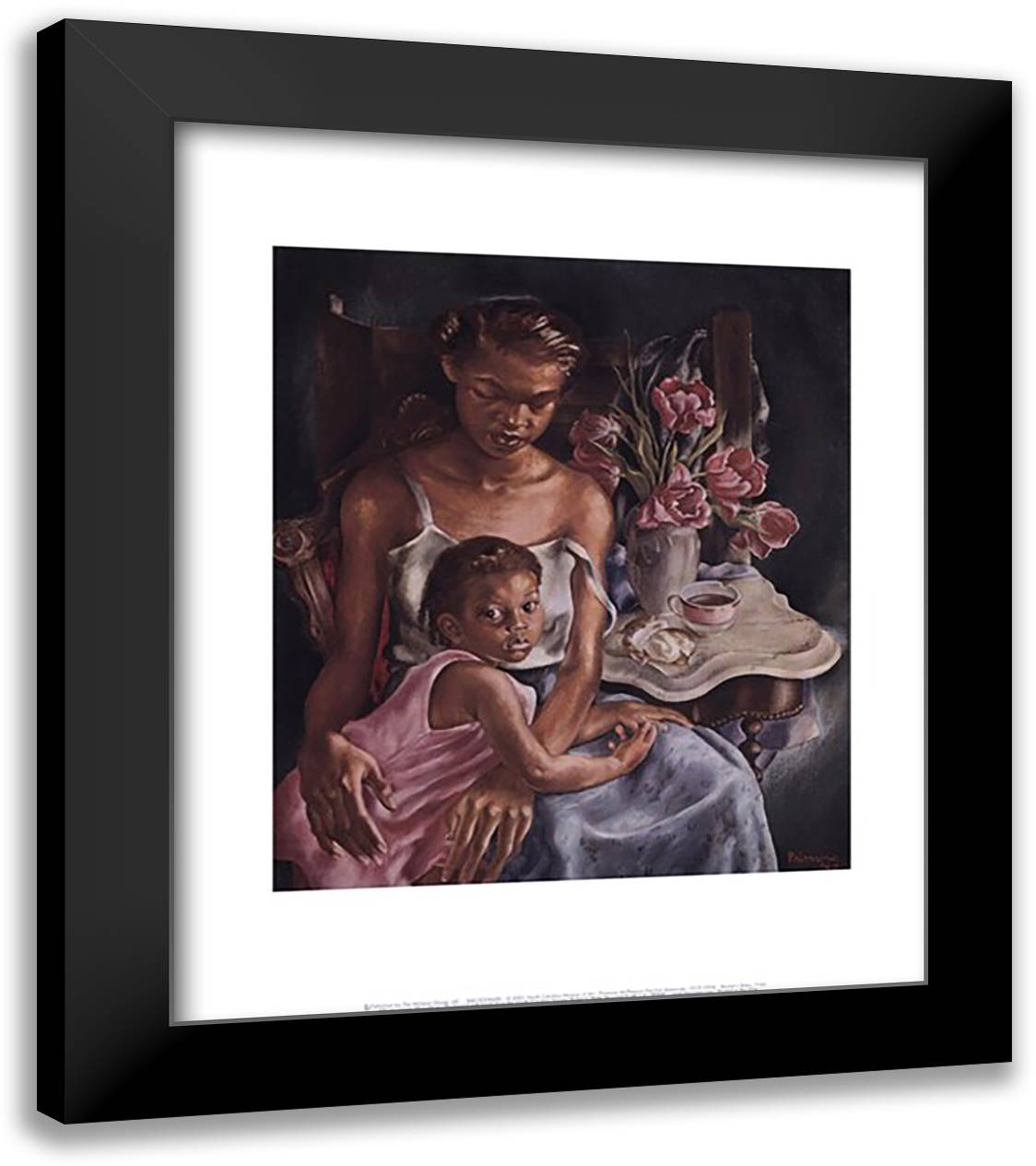 Beulah's Baby 15x18 Black Modern Wood Framed Art Print Poster by Paschal, Primrose McPherson