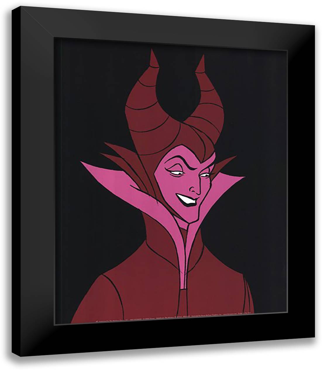 Maleficent: The Mistress Of All Evil 15x18 Black Modern Wood Framed Art Print Poster by Disney