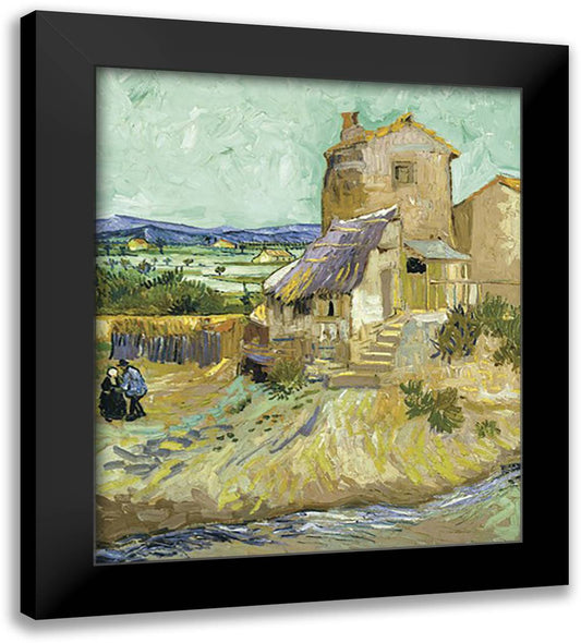The Old Mill, 1888 15x18 Black Modern Wood Framed Art Print Poster by Van Gogh, Vincent