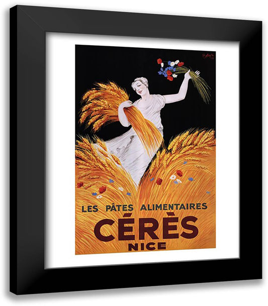 Ceresnice 26x32 Black Modern Wood Framed Art Print Poster