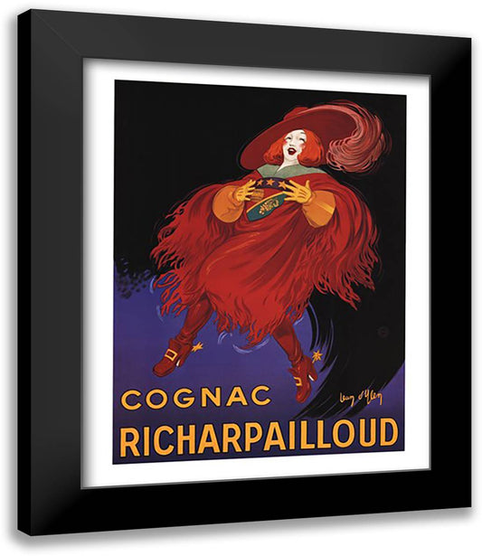 Cognac Richarpailloud 26x32 Black Modern Wood Framed Art Print Poster