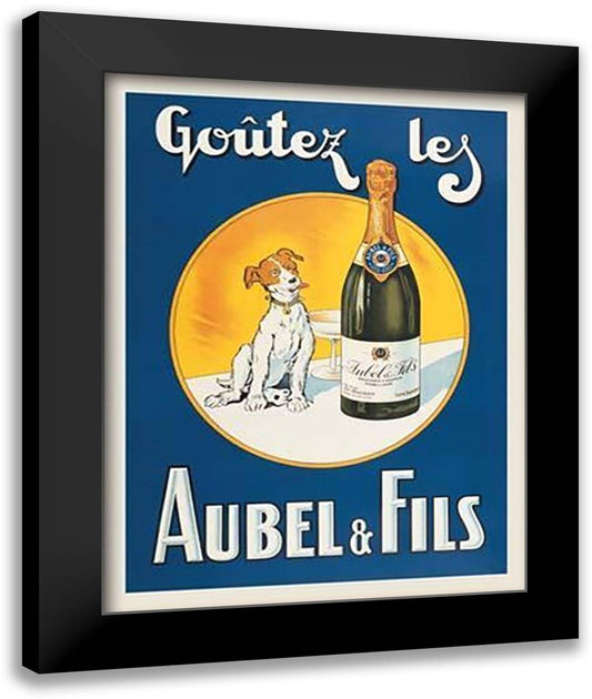 Goutez Lesaubel Fils 22x28 Black Modern Wood Framed Art Print Poster