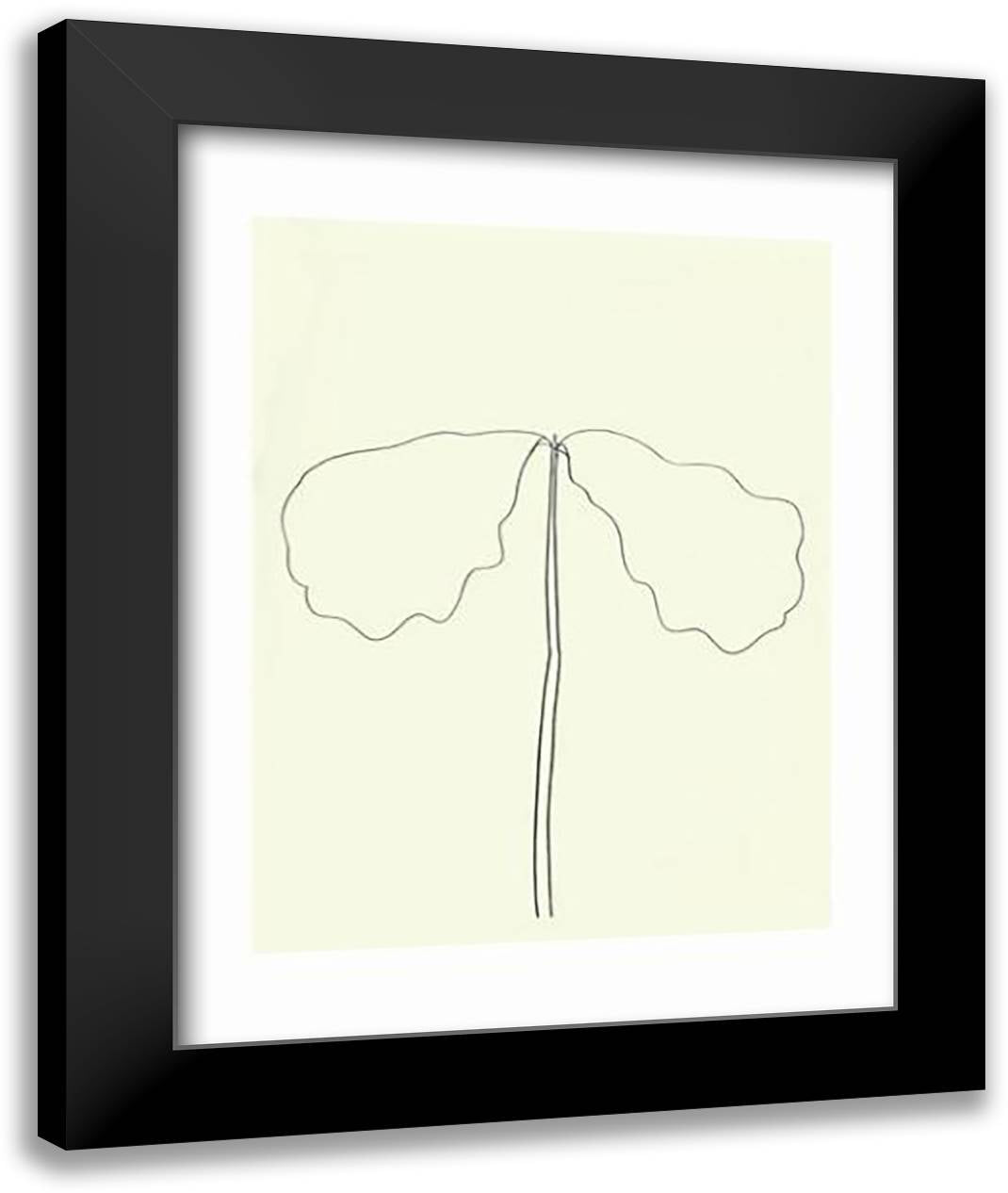 Chene, 1964 28x36 Black Modern Wood Framed Art Print Poster by Kelly, Ellsworth