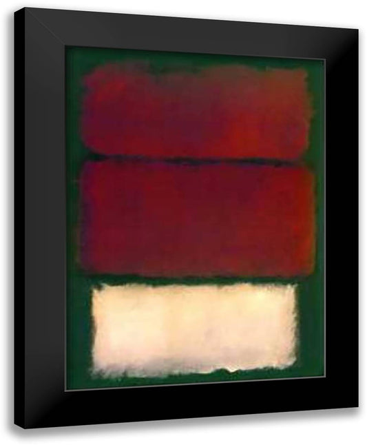 Untitled 12x14 Black Modern Wood Framed Art Print Poster by Rothko, Mark