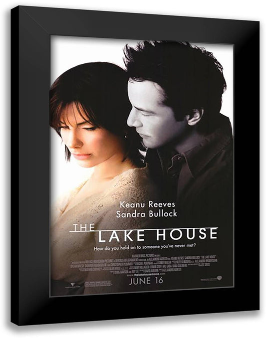 The Lake House 15x21 Black Modern Wood Framed Art Print Poster