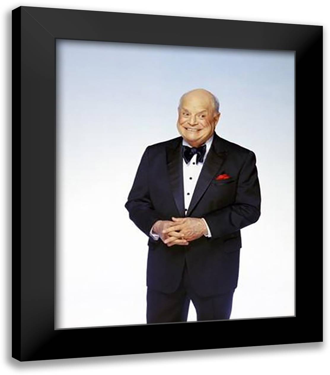 Don Rickles 24x28 Black Modern Wood Framed Art Print Poster