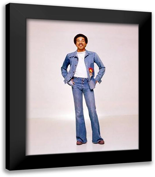 Richard Pryor 24x28 Black Modern Wood Framed Art Print Poster