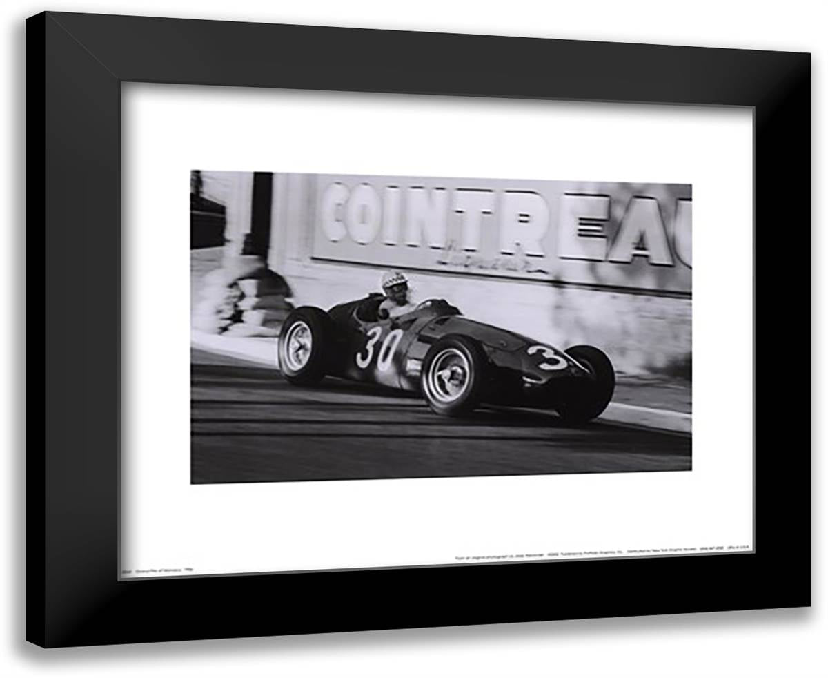 Grand Prix of Monaco, 1956 18x15 Black Modern Wood Framed Art Print Poster by Alexander, Jesse