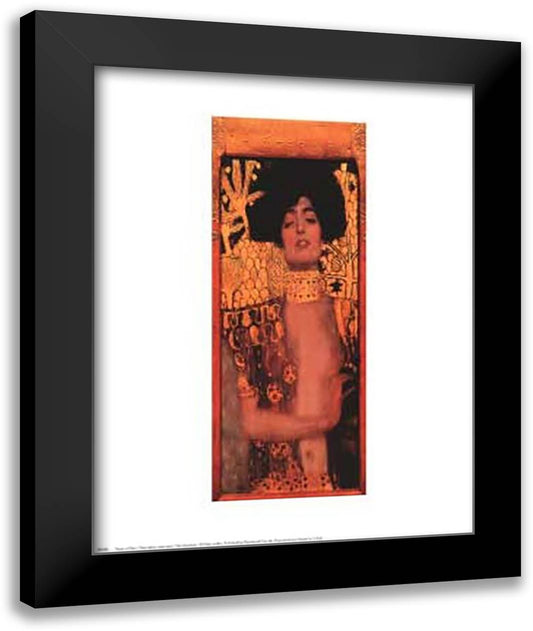 Judith I, c.1901 28x34 Black Modern Wood Framed Art Print Poster by Klimt, Gustav