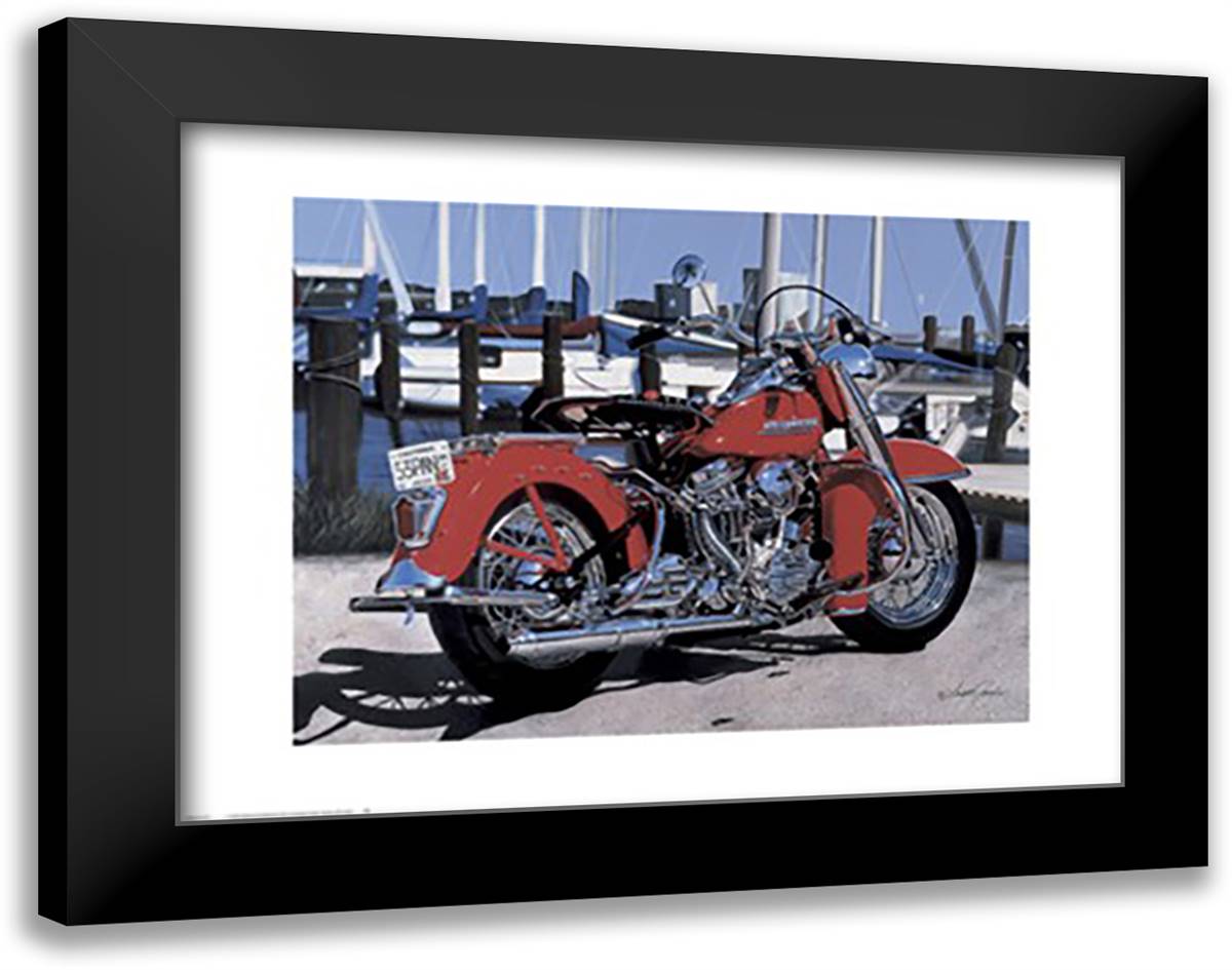 Scott Jacobs - Panacea Size 36x28 Black Modern Wood Framed Art Print Poster by Jacobs, Scott