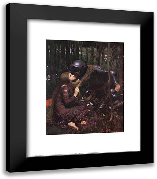 La Belle Dame Sans Merci, c.1893 20x24 Black Modern Wood Framed Art Print Poster by Waterhouse, John William