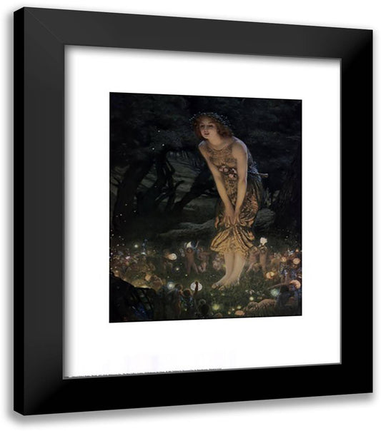 Midsummer Eve, c.1908 20x24 Black Modern Wood Framed Art Print Poster by Hughes, Edward Robert