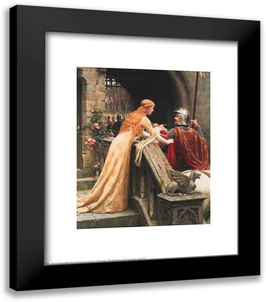 God Speed 9x11 Black Modern Wood Framed Art Print Poster by Leighton, Edmund Blair