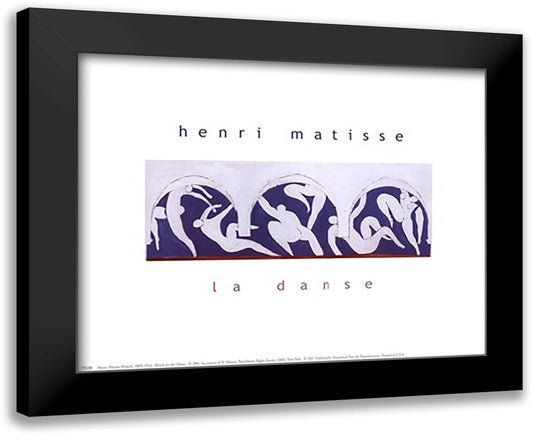 Sketch for Dance 14x12 Black Modern Wood Framed Art Print Poster by Matisse, Henri