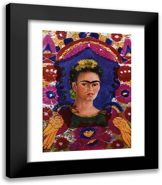 The Frame 27x33 Black Modern Wood Framed Art Print Poster by Kahlo, Frida