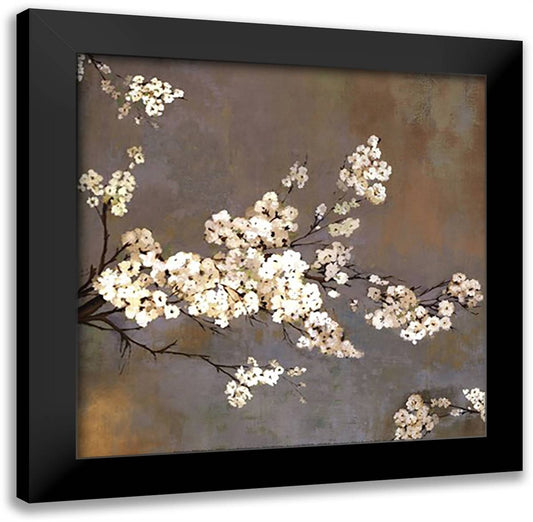 Ode To Spring II 16x16 Black Modern Wood Framed Art Print Poster by Jensen, Asia
