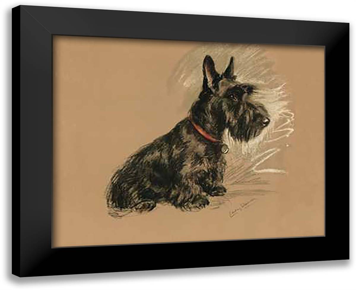 Nanette 19x16 Black Modern Wood Framed Art Print Poster by Dawson, Lucy