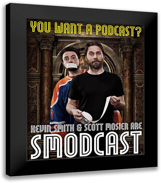 Smodcast 20x24 Black Modern Wood Framed Art Print Poster