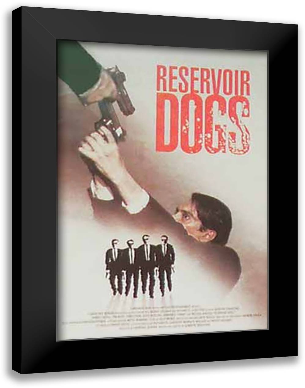 RESERVOIR DOGS 28x38 Black Modern Wood Framed Art Print Poster