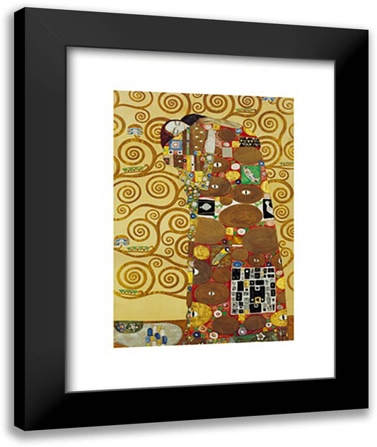 Fulfillment, c.1909 16x20 Black Modern Wood Framed Art Print Poster by Klimt, Gustav