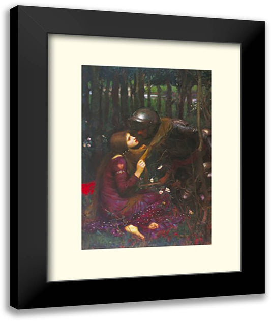 La Belle Dame Sans Merci 16x20 Black Modern Wood Framed Art Print Poster by Waterhouse, John William