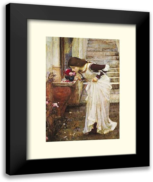 The Shrine, c.1895 16x20 Black Modern Wood Framed Art Print Poster by Waterhouse, John William