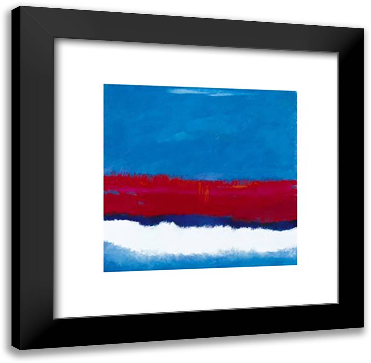 The Depth 20x20 Black Modern Wood Framed Art Print Poster by Whatmore, Nell