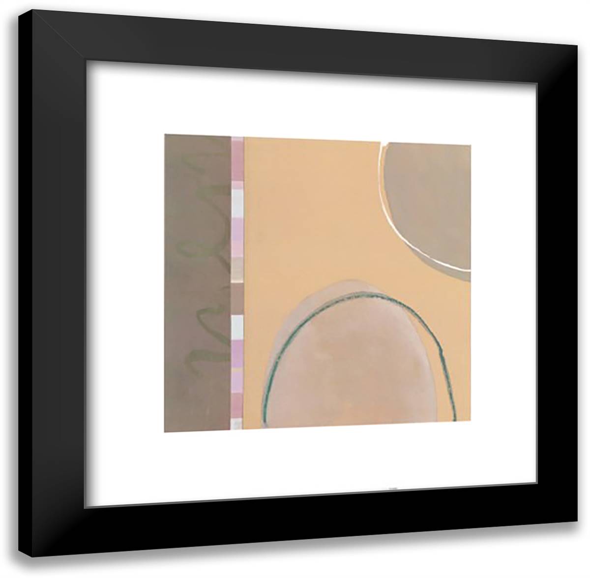 Naturals; Aalto 20x20 Black Modern Wood Framed Art Print Poster by Darbyshire, Emma