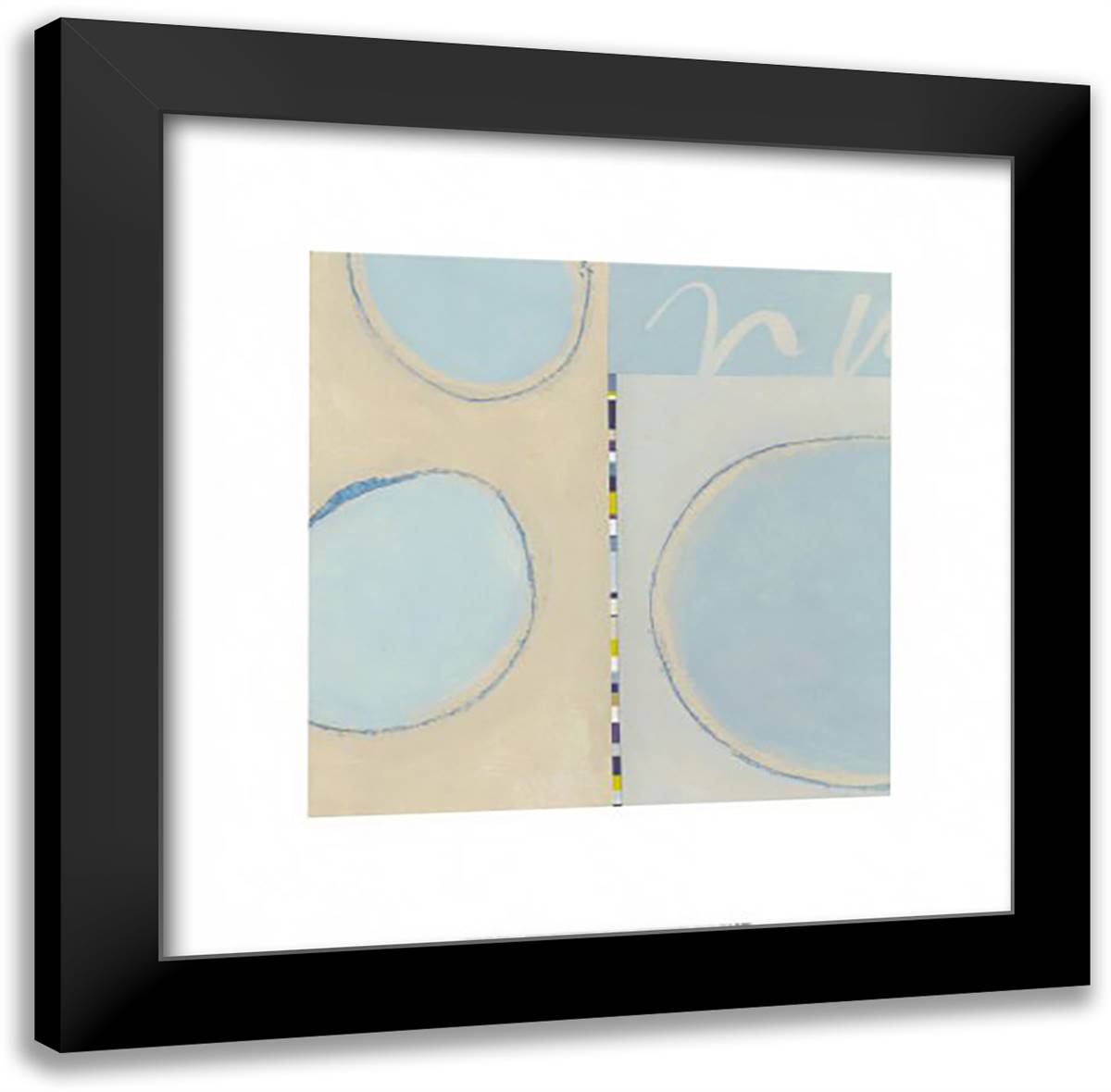 Naturals; Luna 20x20 Black Modern Wood Framed Art Print Poster by Darbyshire, Emma