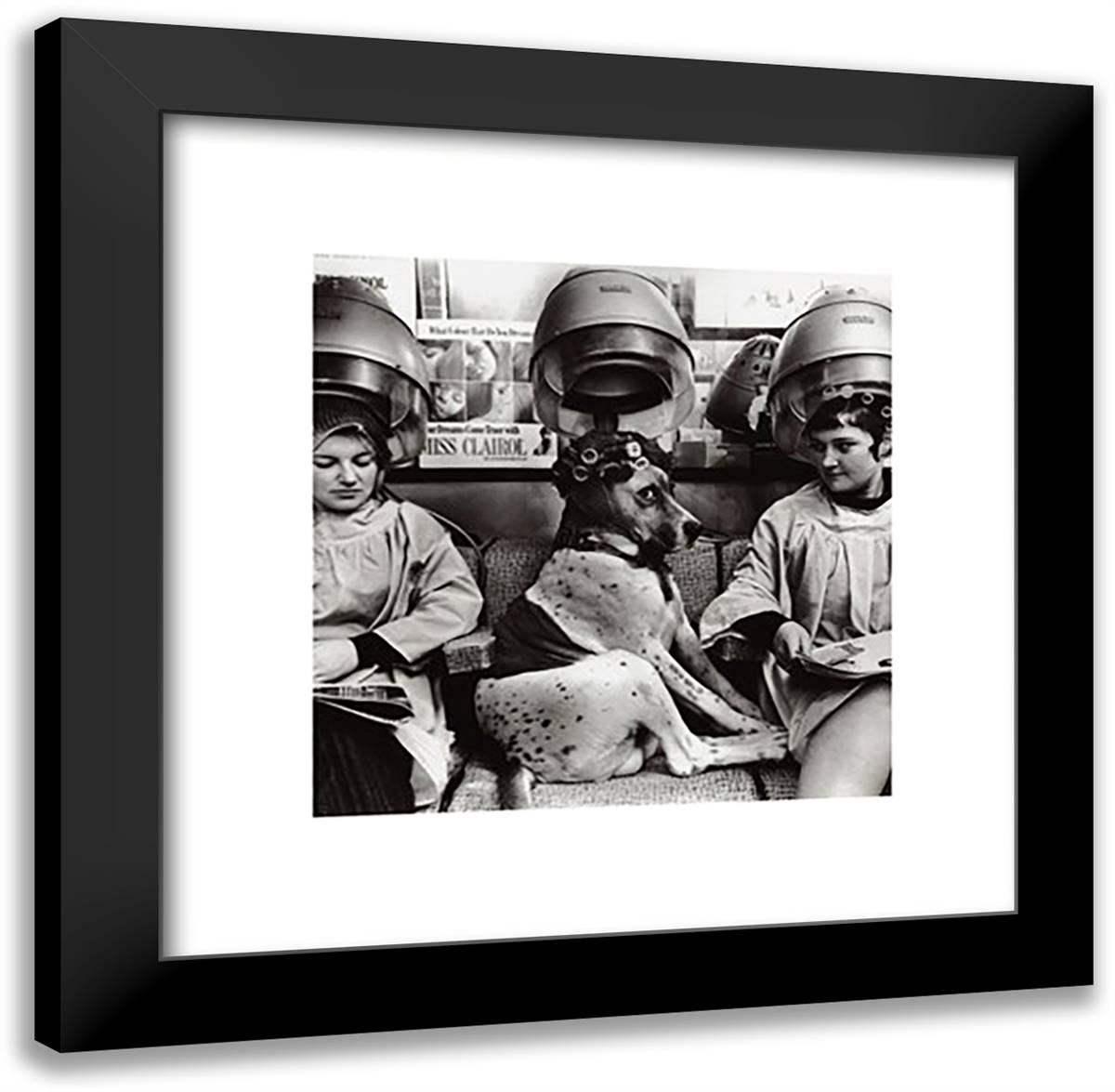 Make Over 24x20 Black Modern Wood Framed Art Print Poster by Drysdale, Chad
