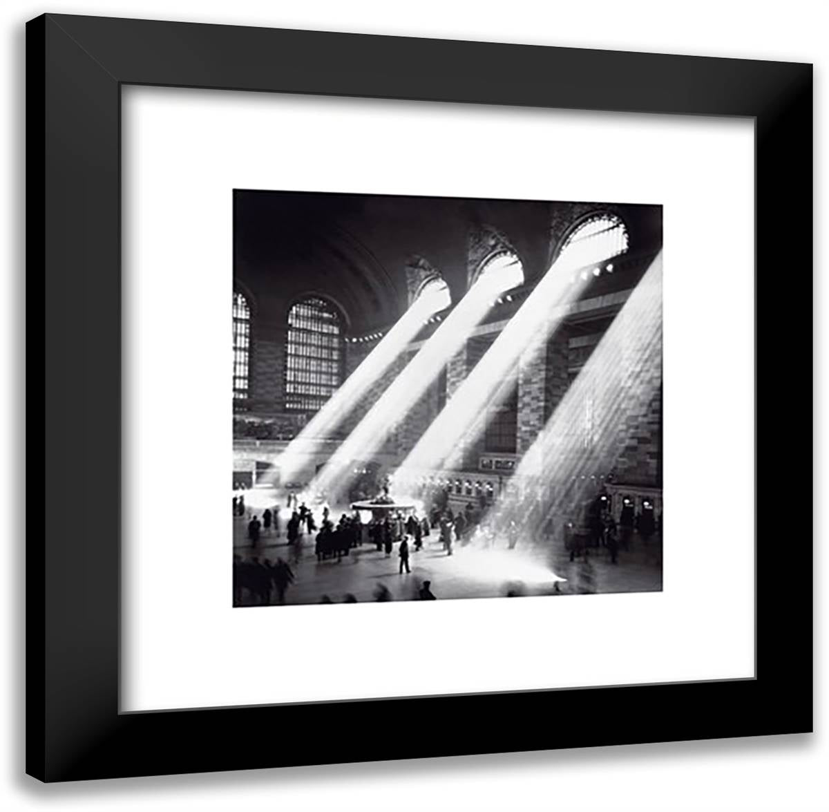 Grand Central Station 20x24 Black Modern Wood Framed Art Print Poster