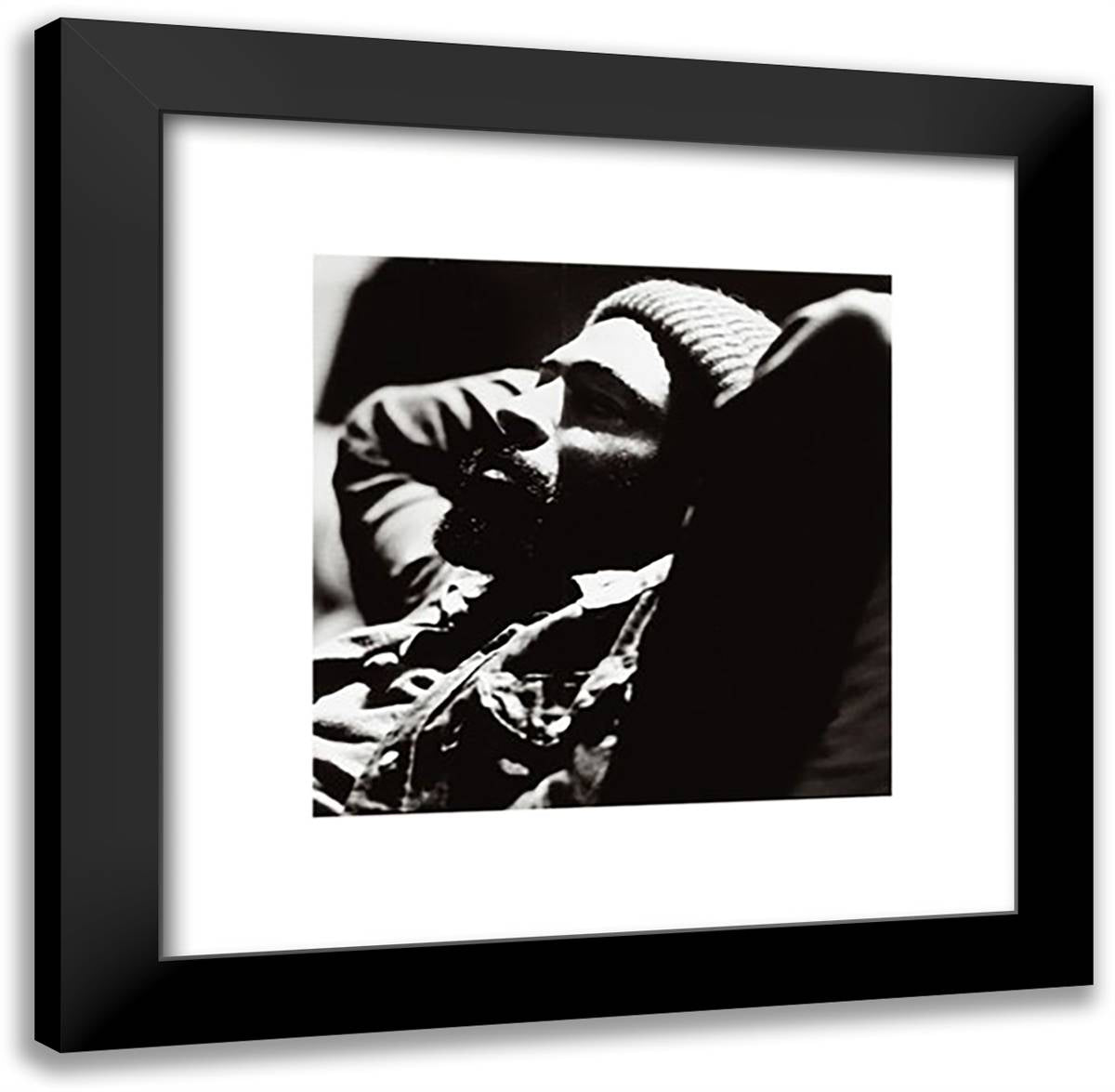 Marvin Gaye- Get It On 20x19 Black Modern Wood Framed Art Print Poster