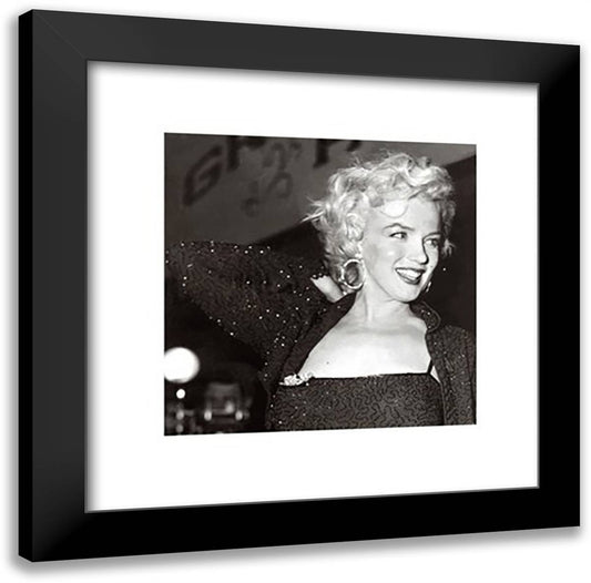 Marilyn Monroe- Carefree 20x20 Black Modern Wood Framed Art Print Poster