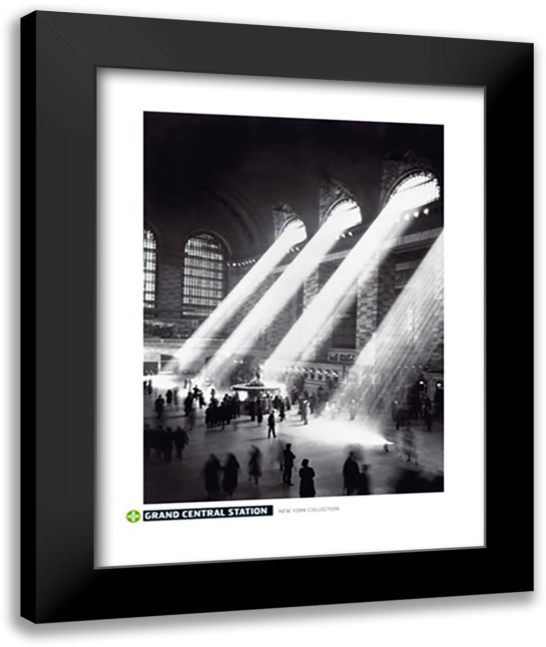 Grand Central Station 28x36 Black Modern Wood Framed Art Print Poster