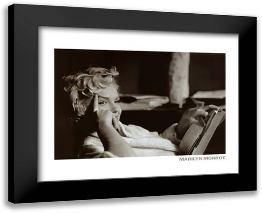 Marilyn Monroe 36x28 Black Modern Wood Framed Art Print Poster by Erwitt, Elliott