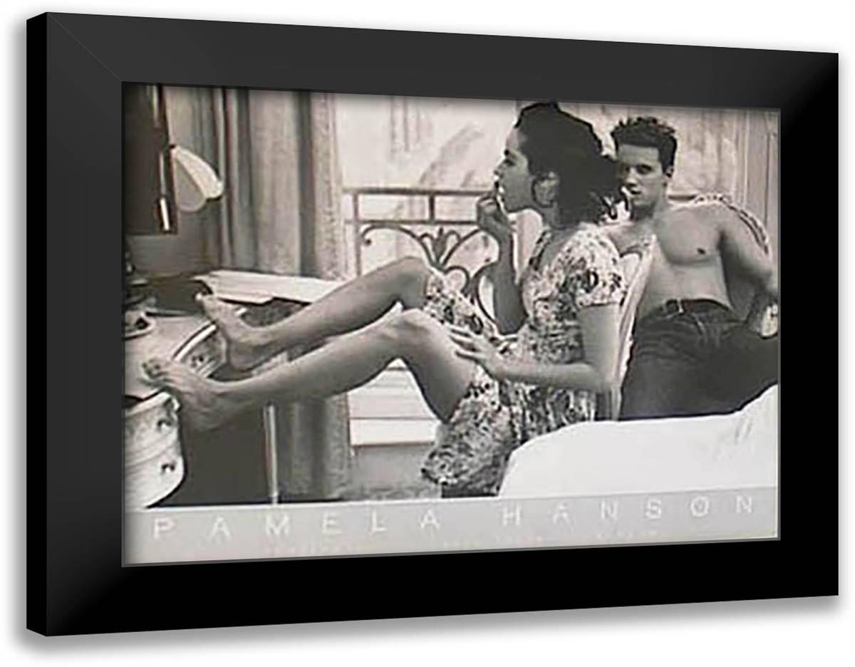 Bis 36x28 Black Modern Wood Framed Art Print Poster by Hanson, Pamela