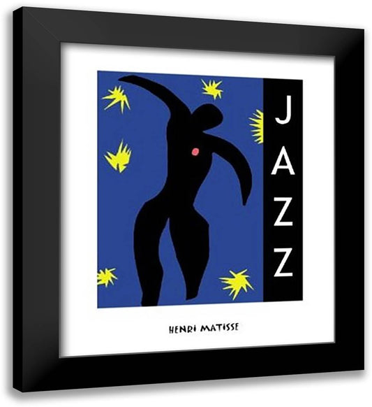 Jazz: Icarus 26x32 Black Modern Wood Framed Art Print Poster by Matisse, Henri