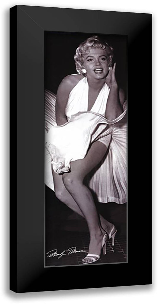 Marilyn Monroe - Seven Year Itch 16x40 Black Modern Wood Framed Art Print Poster by Zimmerman, Matthew