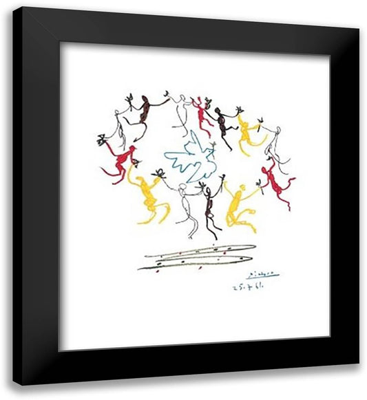 Dance Of Youth 26x32 Black Modern Wood Framed Art Print Poster by Picasso, Pablo