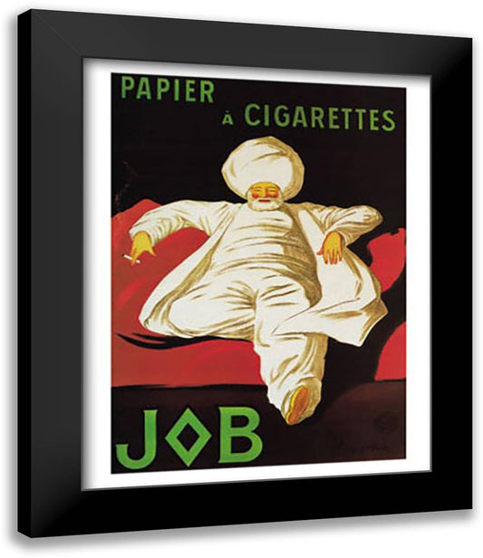 Papier A Cigar - Job 1912 15x18 Black Modern Wood Framed Art Print Poster by Cappiello, Leonetto