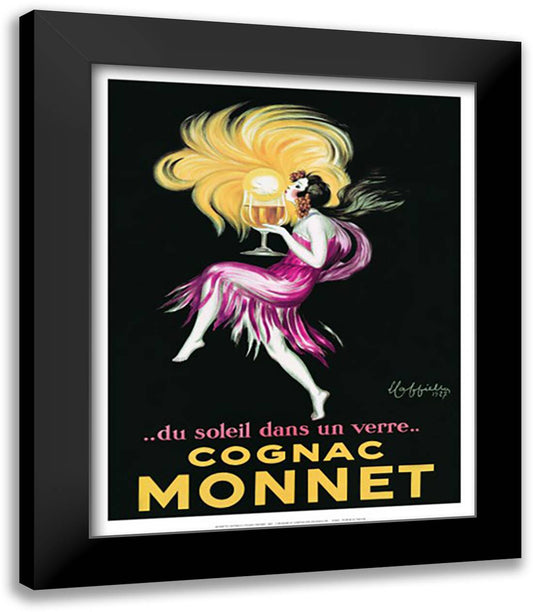 Cognac Monnet 15x18 Black Modern Wood Framed Art Print Poster by Cappiello, Leonetto